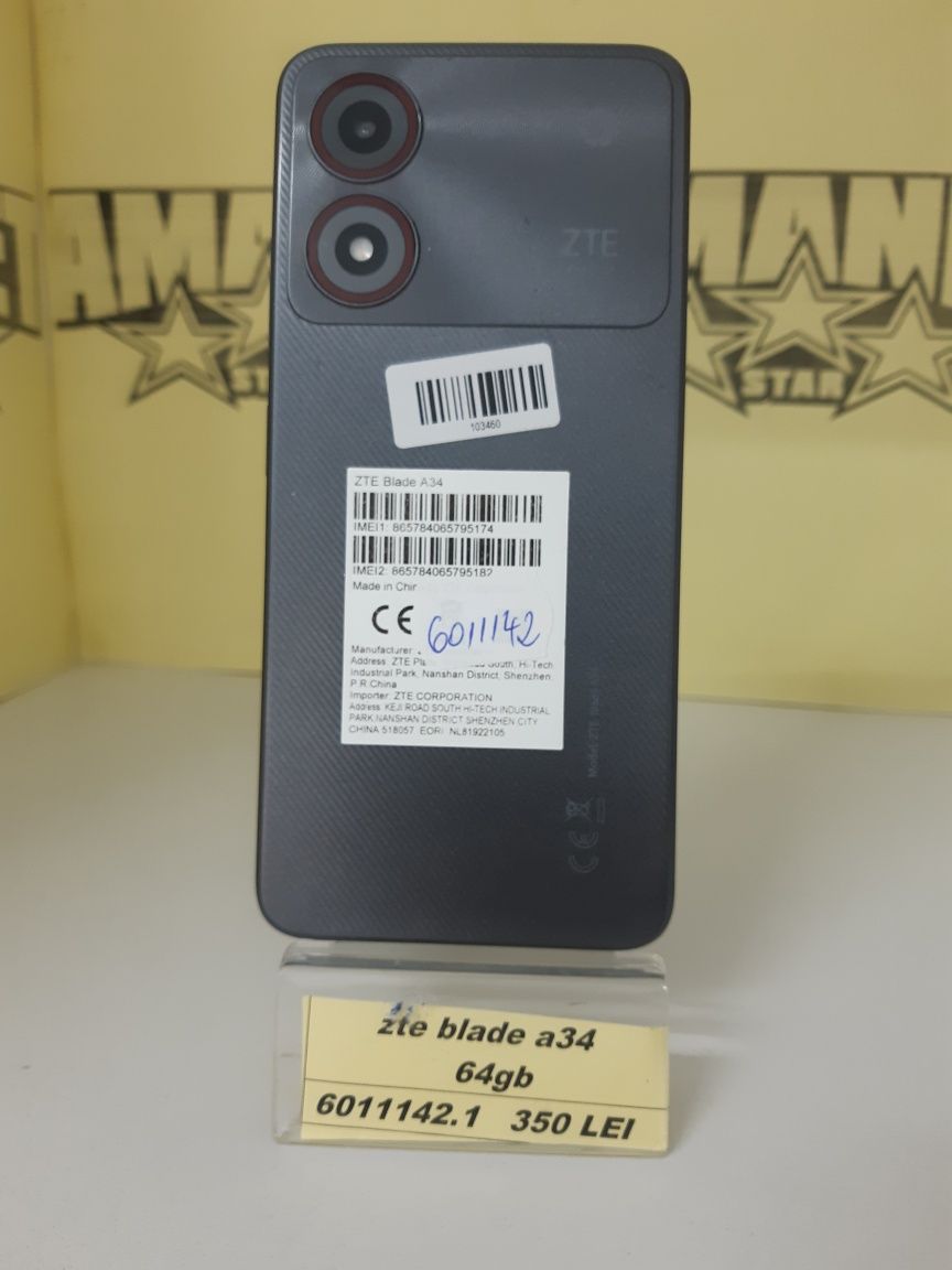 Zte blade a34 (m1) staramanet