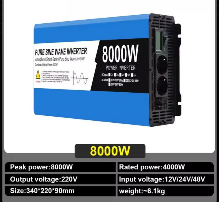 Инвертор EASUN POWER 24V
