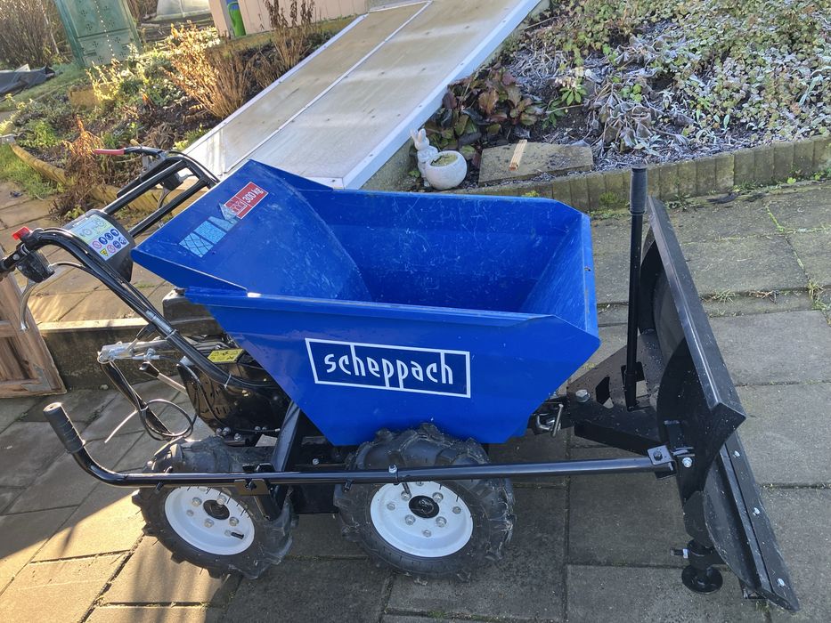 Minidumper dumper roaba cu motor scheppach dp300