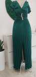 Rochie elegantă XS/S, culoare verde smarald.