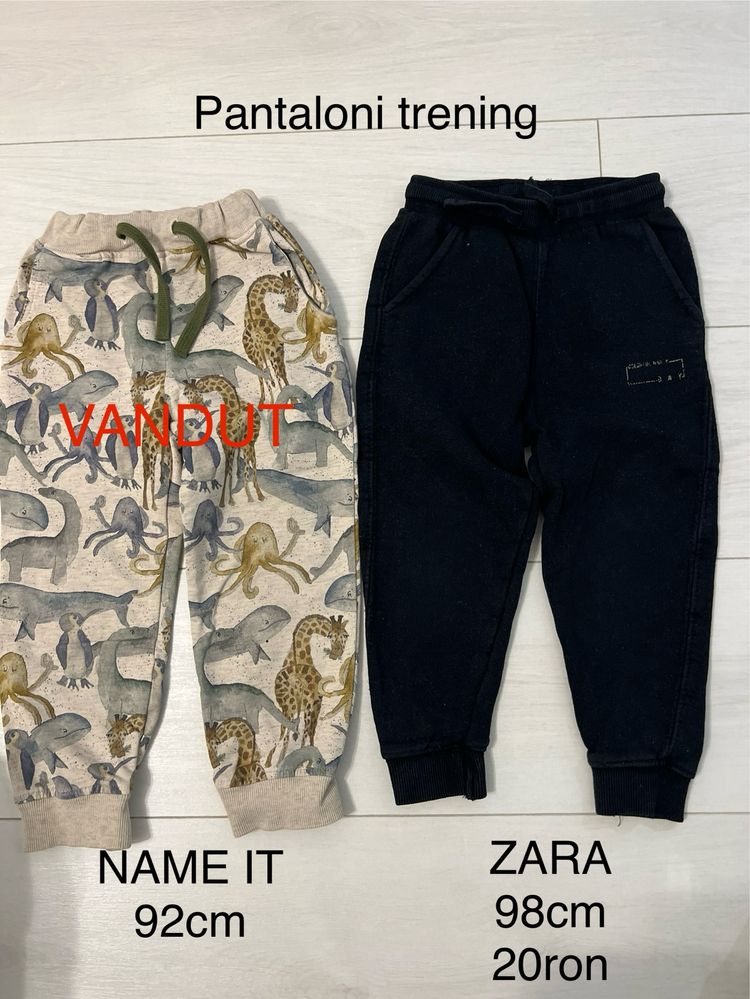 Pantaloni trening Zara/Desigual 92cm