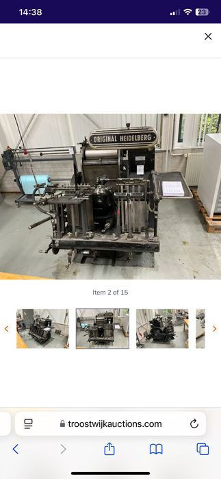 Masina stantat, biguit Original Heidelberg