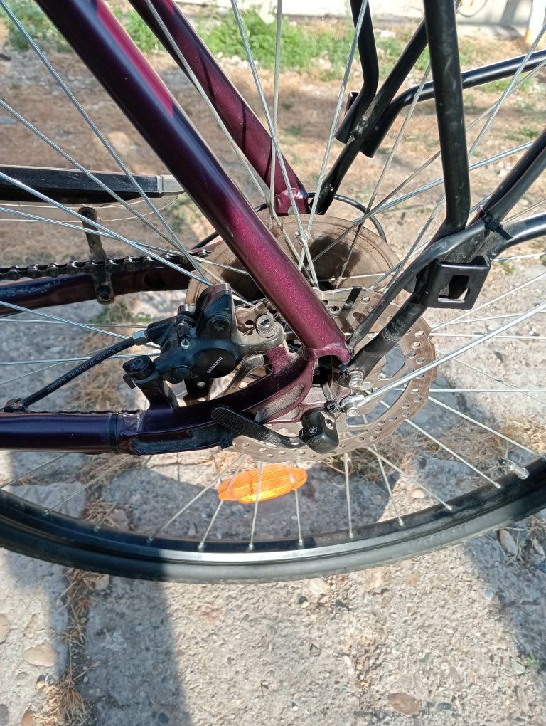 Bicicleta Romet,frane hidraulice,roti 28",cauciucuri noi!