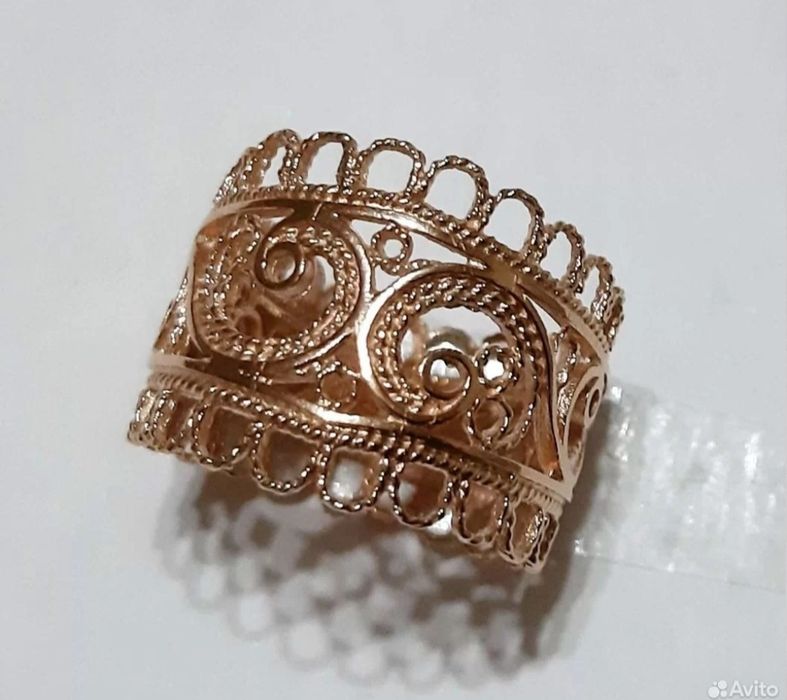 Золотое кольцо Кружевница 583СССР