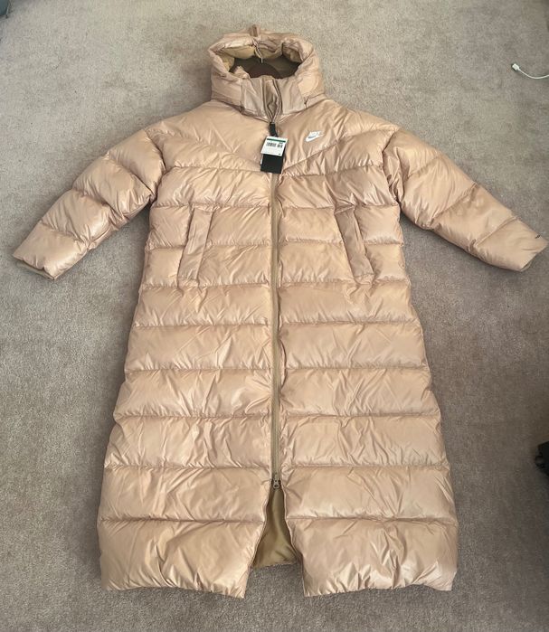 Ново Дамско Зимно  Яке Parka Terma в бежов цвят Nike.DH4081-400