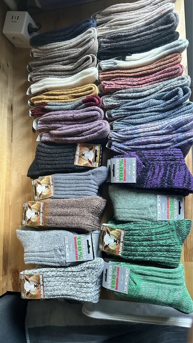 100% вълнени чорапи