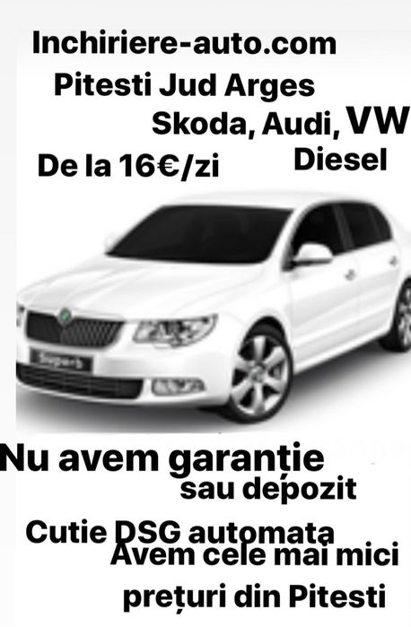 Închiriere auto fara garanție sau depozit