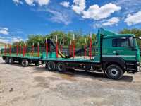 ANSAMBLU forestier MAN TGS 440 + remorca EUROBODY