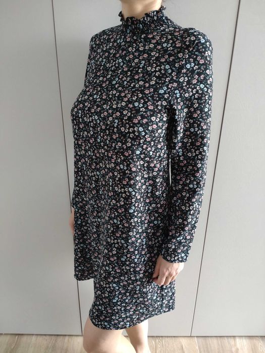 Haine - Rochie cu buline, Rochie imprimeu floral