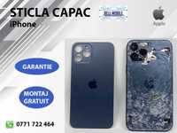 Sticla Spate iPhone Capac 11 12 13 14 Pro 14 Pro Max Garantie Montaj