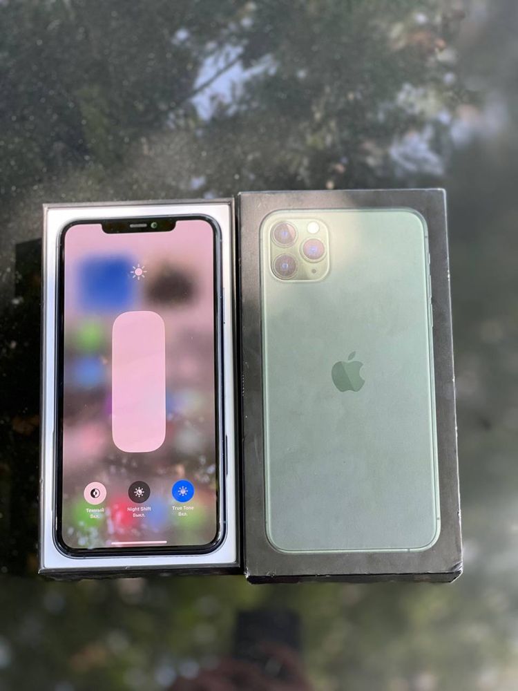 iphone 11 pro max 512 gb xolati zor karobka dakument