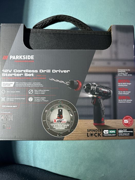 Filetanta parkside performance 12v (2 acumulatori)