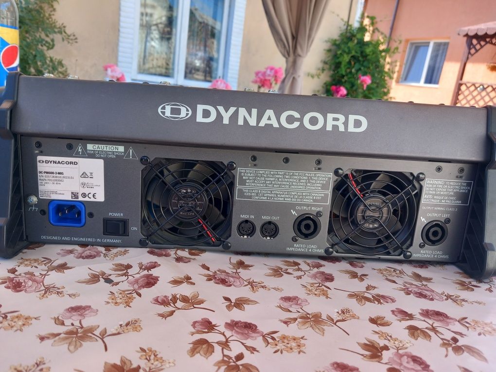 Vand mixer Dynacord pm 600-3 .