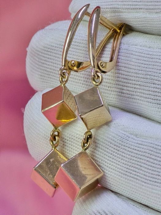 Золото 585, серьги 4.90