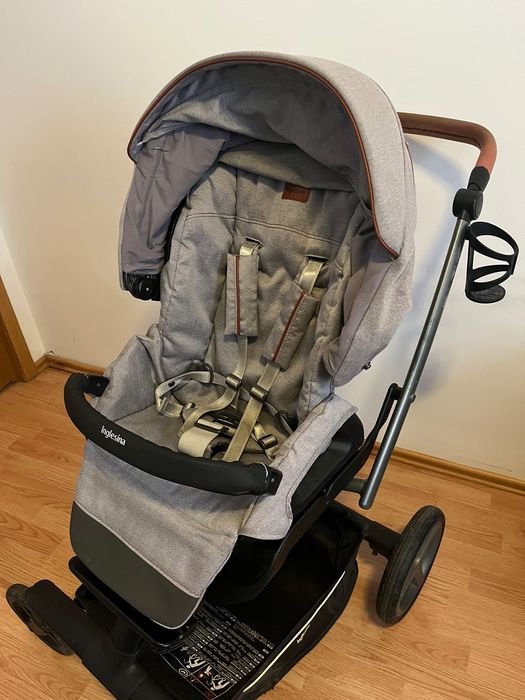 Carucior 3 in 1 Inglesina Quad cu baza Isofix si kit auto landou