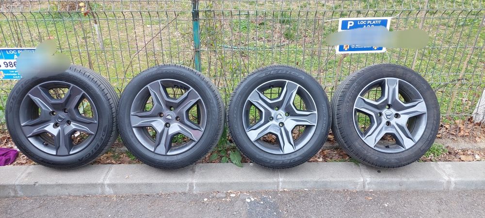 Jante structurate 4×100 R16 cu senzori presiune / Logan