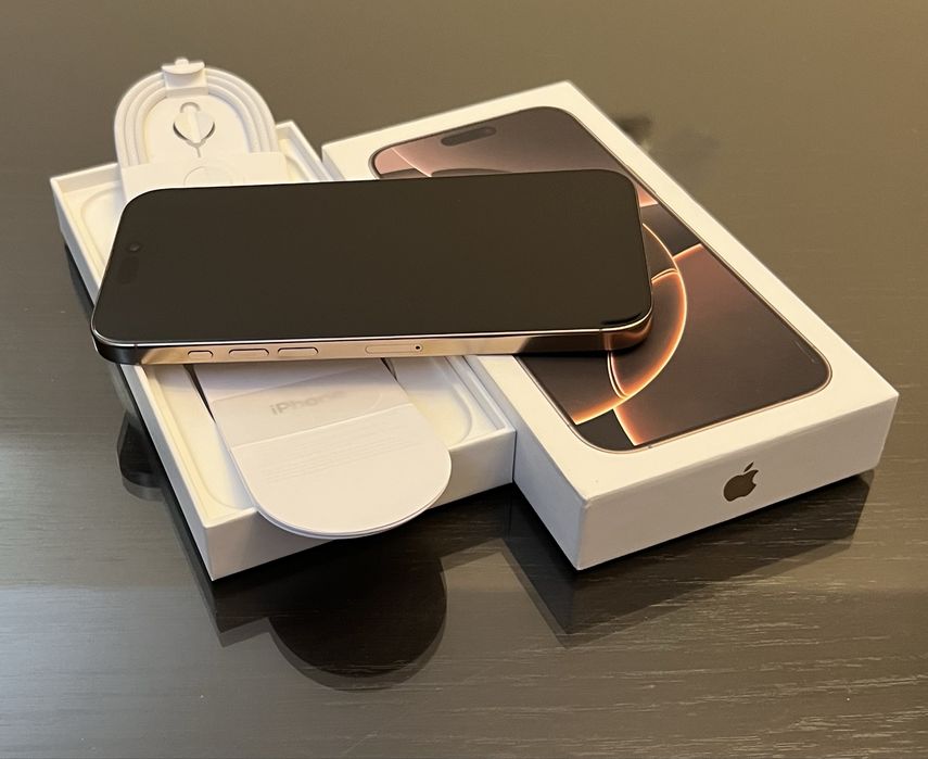 iPhone 16 PRO 128GB 5G CA NOU ! Desert Titanium Gold Auriu Natural 15