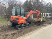 Servicii inchiriere miniexcavator sapaturi sant fundatii fose beci