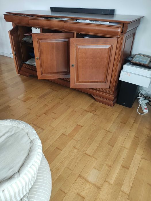 Comodă inalta cu 3uși3 sertare LOUIS PHILIPPE Mobexpertfara zgarieturi