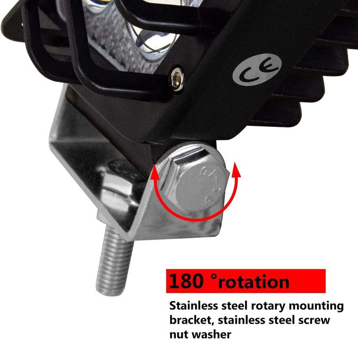 13.5 см 48W Диоден Халоген с Решетка Фар с Решетка Прожектор 12V 24V