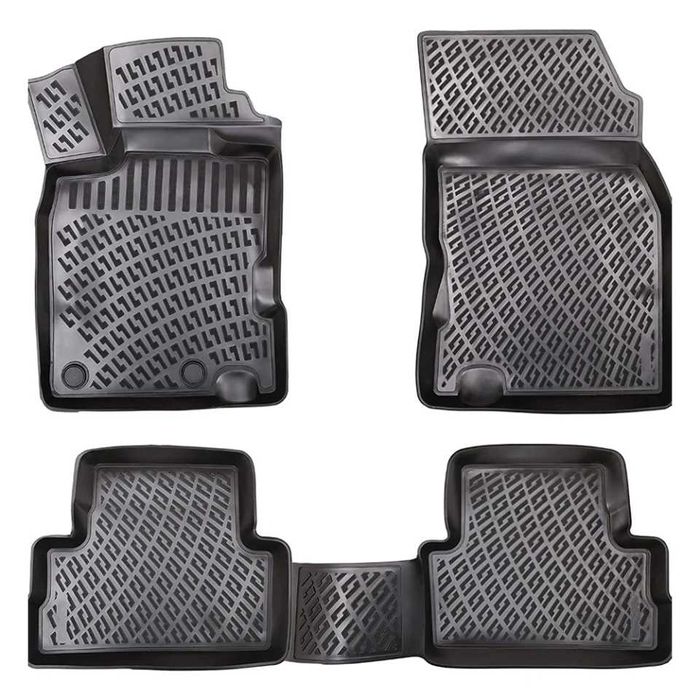 Set covorase auto cauciuc Renault Kadjar 2015-> forma tavita
