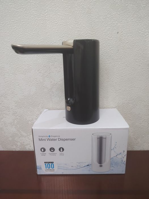 Помпа для 19-ти литровых бутылей. 4 режима подачи воды. С дозатором