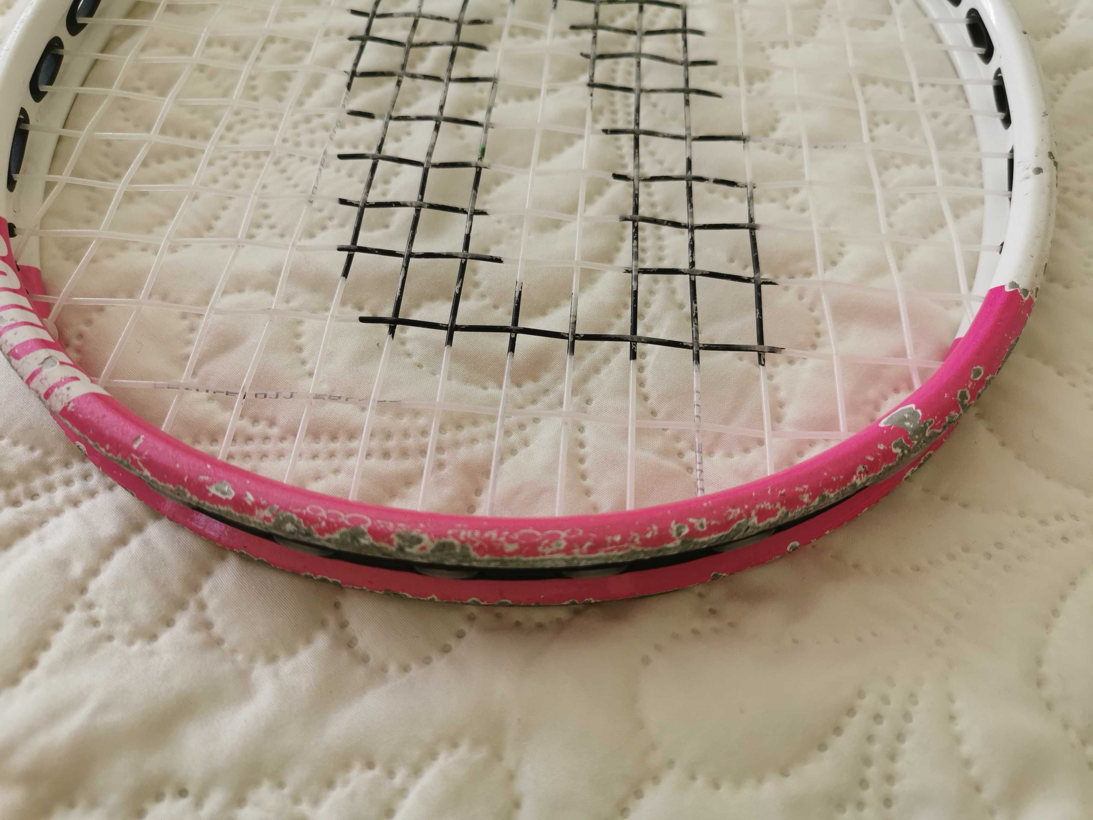 Розова детска тенис ракета Prince 19"