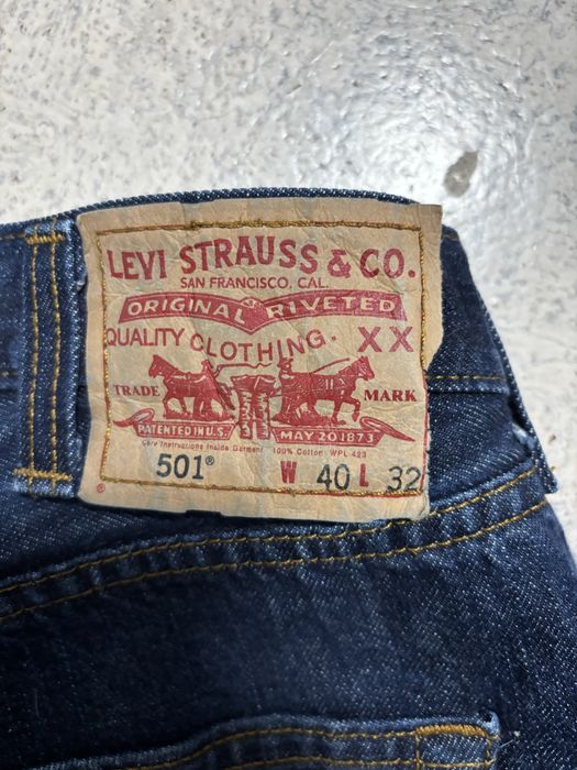 Дънки levis 501  W 40 L 32