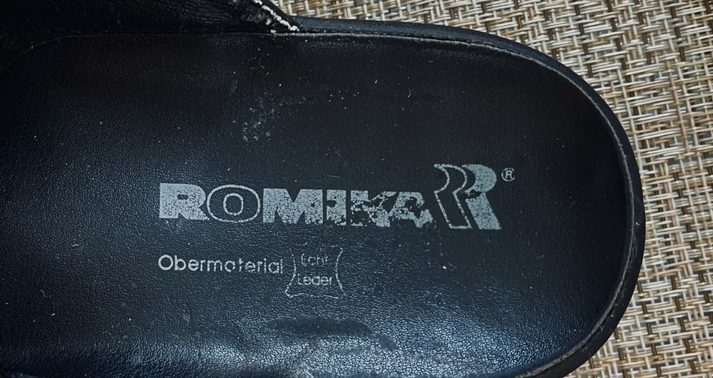 Мъжки кожени пантофи Romika - немски комфорт и стил