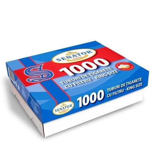 Tuburi Senator Popular 1000 buc. la cutie pentru tigari