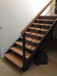 Scari metalice de interior lemn