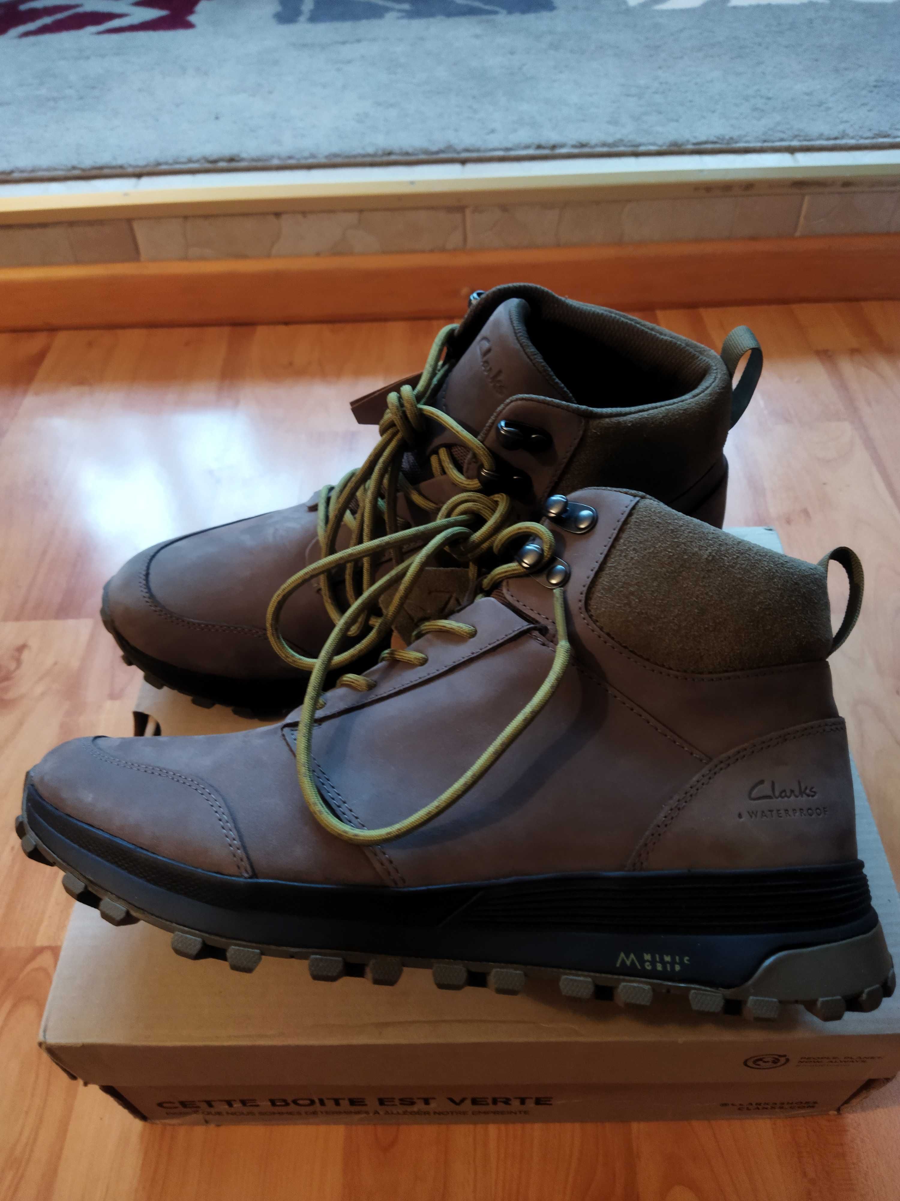 Ботинки Clarks (Великобритания),нубук,оригинал,новые,р-р 42 и 43