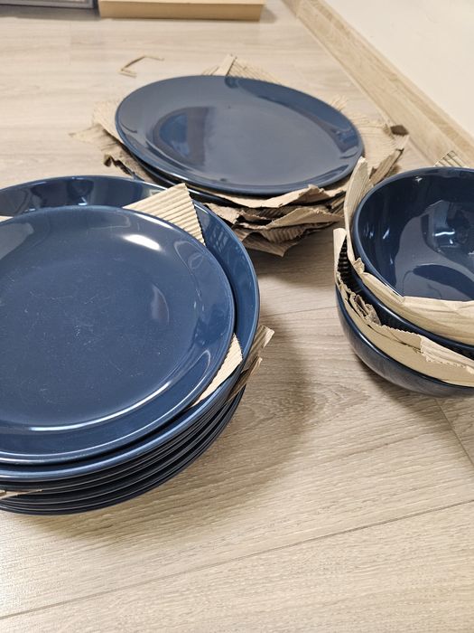 Сервиз сини чинии Ikea