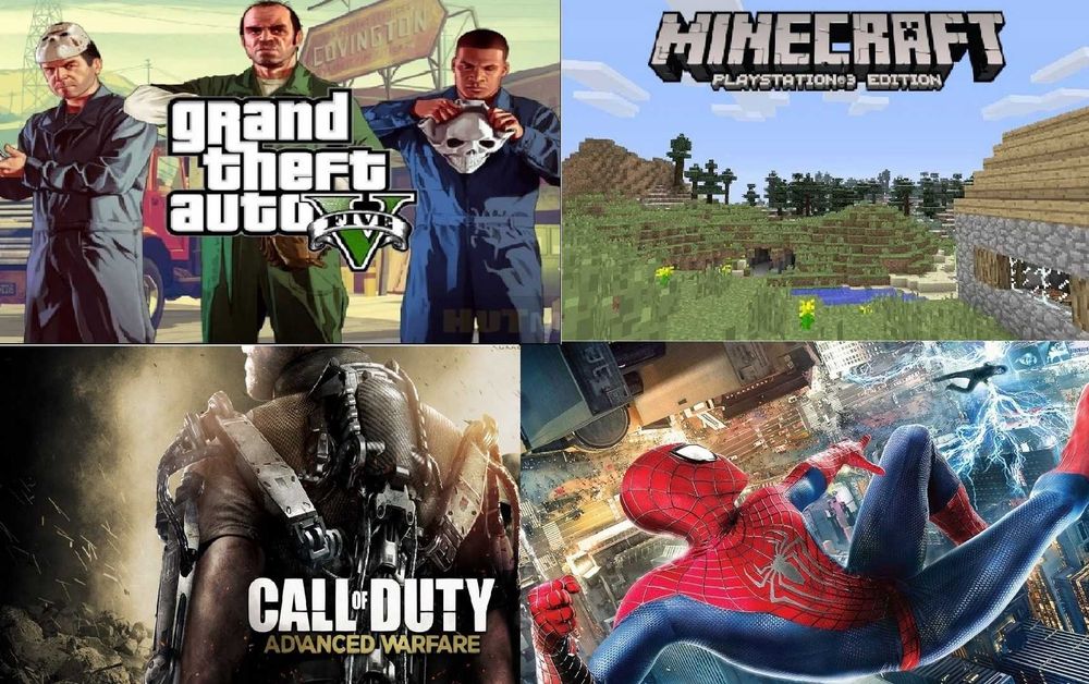 Memorie externa (HDD USB), 70 jocuri PS3, GTA V, FIFA 24, Minecraft