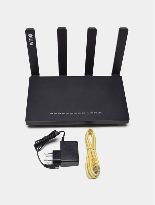 GPON роутер Wi-Fi 6 AX3000 | Для Uztelecom и Всех провайдеров