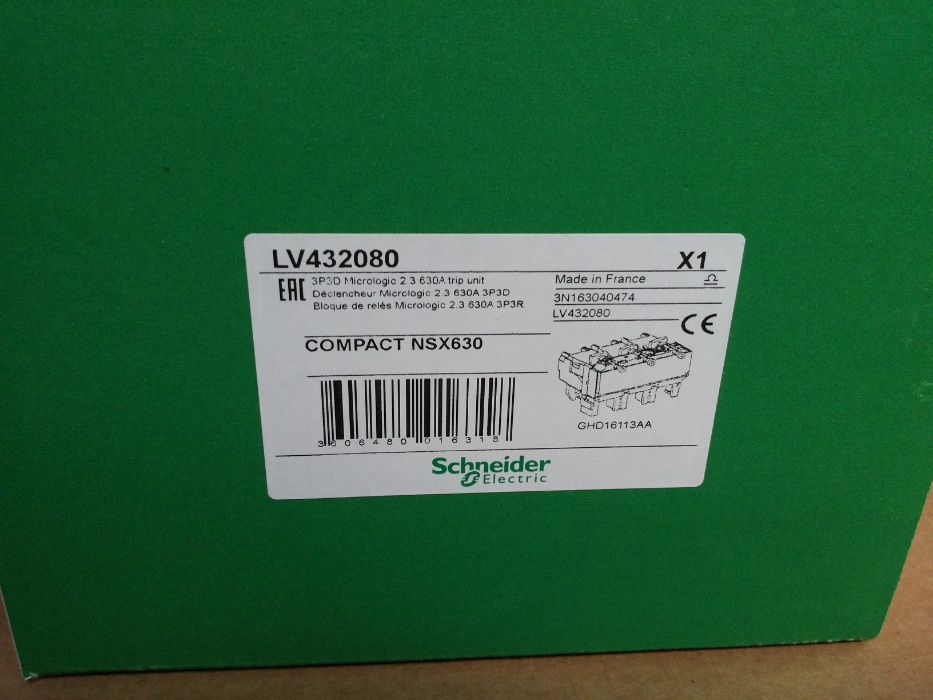 Автоматичен прекъсвач Schneider Compact 3P NSX400H с защита