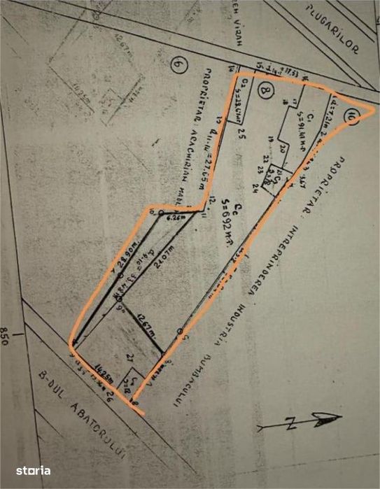 Teren 1.000 mp – Timpuri Noi, Bucuresti | Doua deschideri