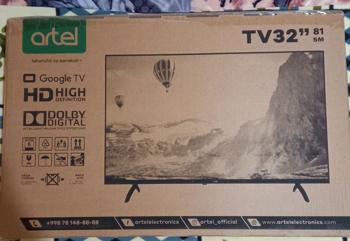 ARTEL телевизор 32 диагональ.