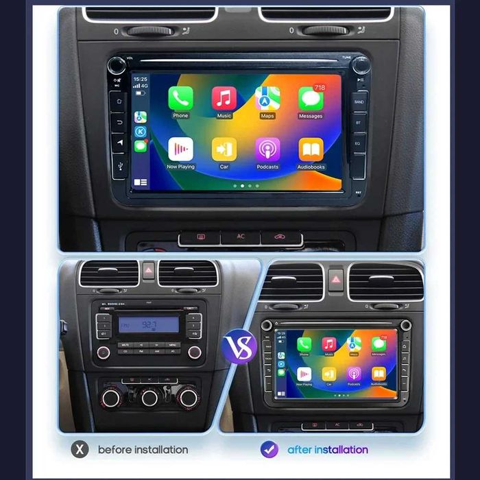 Navigatie dedicata VW Skoda Seat 2GB Ram - Carplay si Android auto