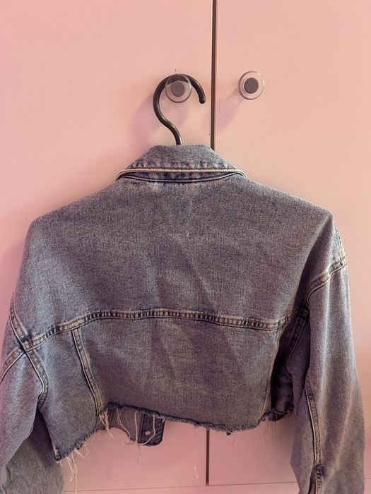 Дамско дънково яке bershka