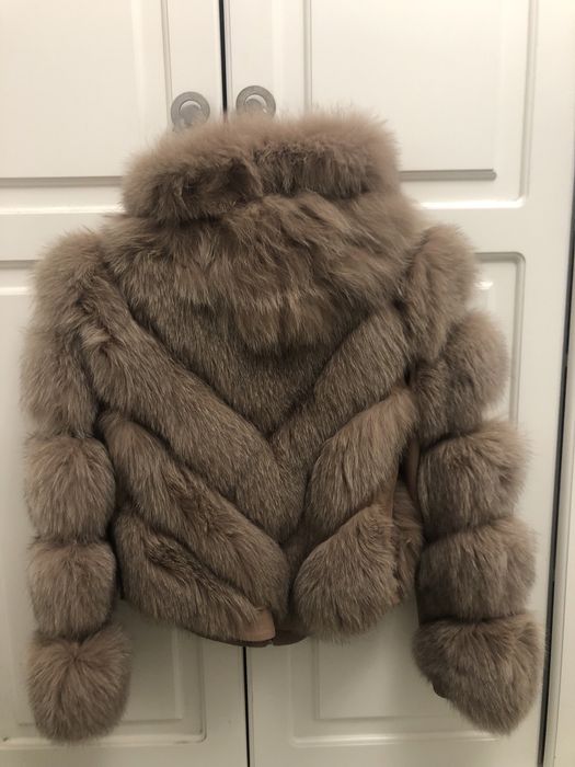 Палто естествен косъм