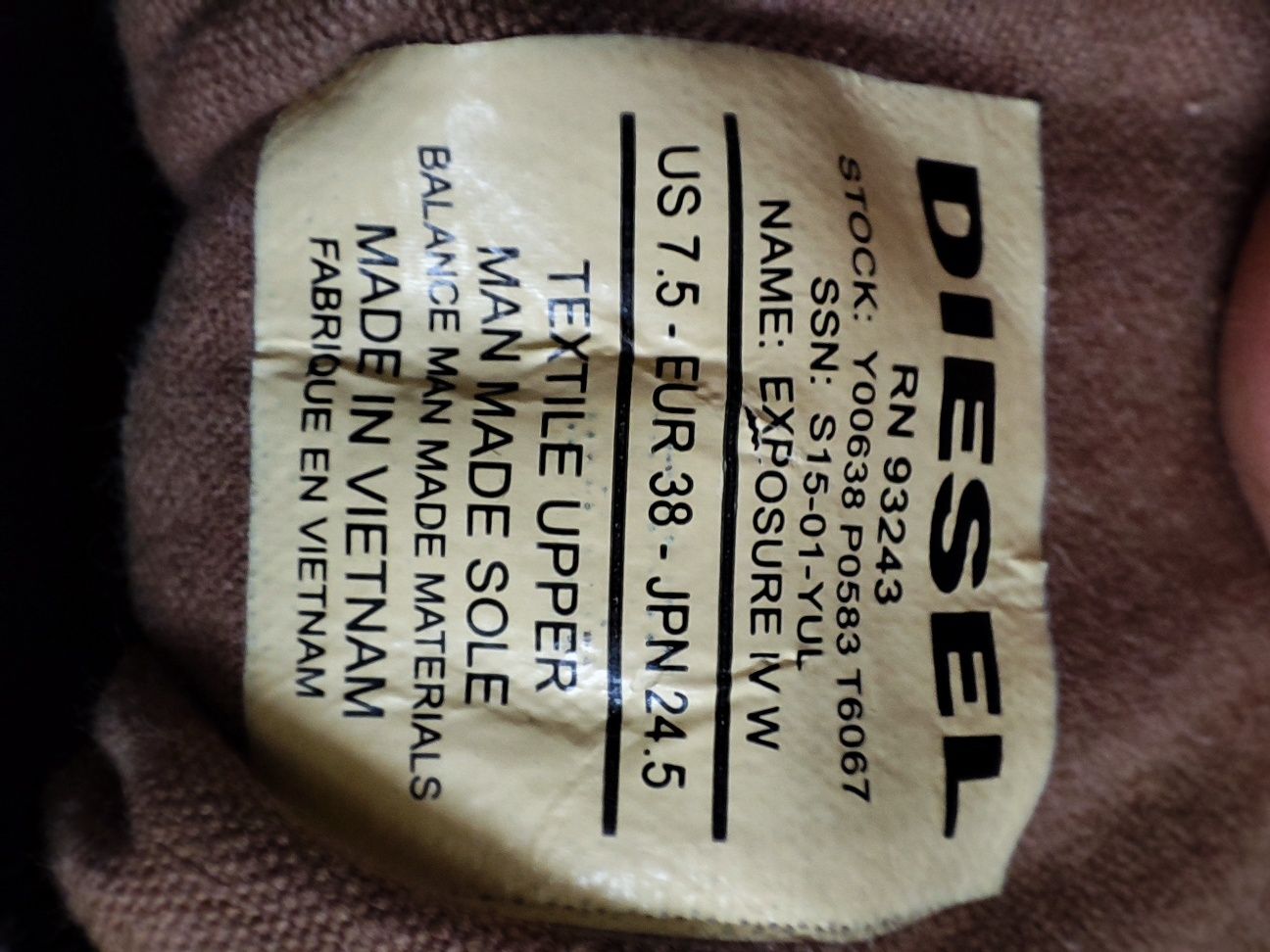 Оригинални кецове Diesel EUR38