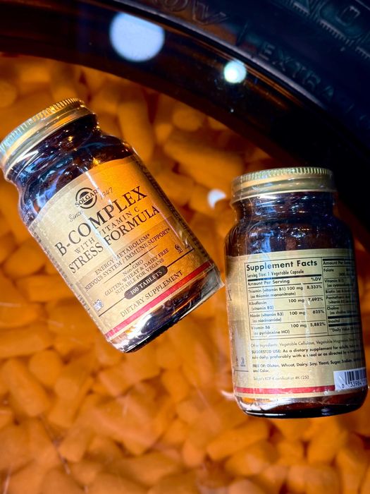 Solgar B-Complex with Vitamin C Stress Formula — 100 таблеток
