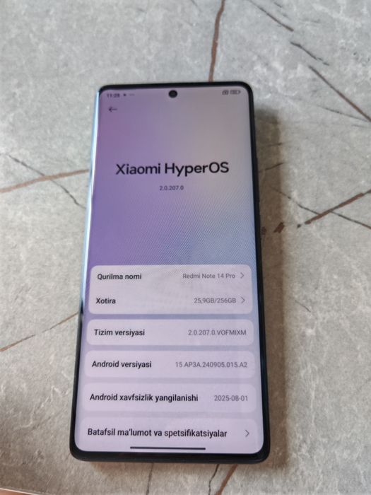 Redmi Note 14 Pro 8+8/256GB