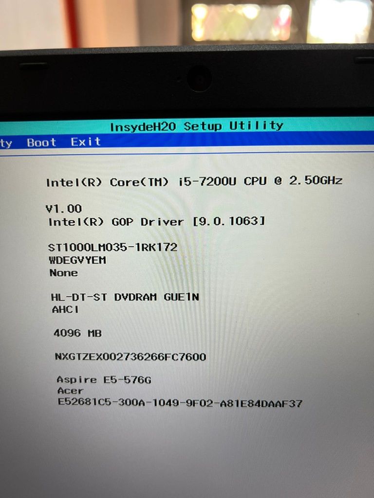 Acer Aspire E5-576 Amanet BKG