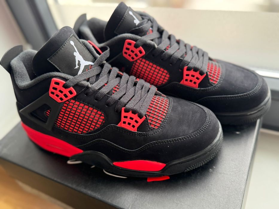 Air Jordan 4 Retro ,,Black/Red’’ mǎrimi 41/42