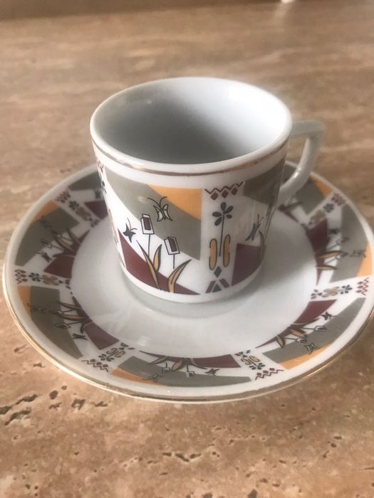 Set 12 piese din porțelan pentru cafea