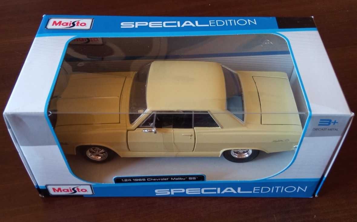 Chevrolet Malibu SS 1965 1:24 Maisto Special Edition DIECAST Метален