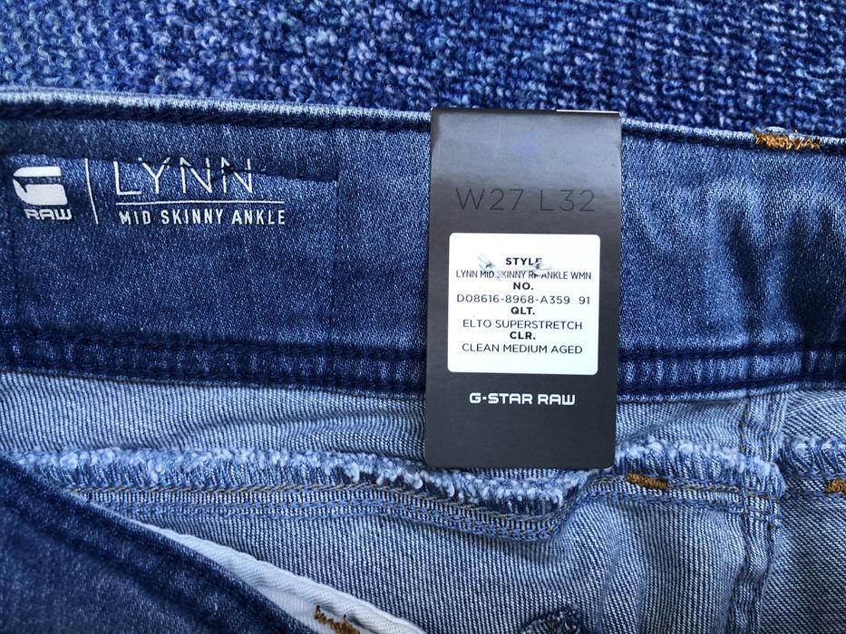 G-Star RAW Lynn Mid Skinny RP Ankle Jeans ОРИГИНАЛНИ дамски дънки - 27