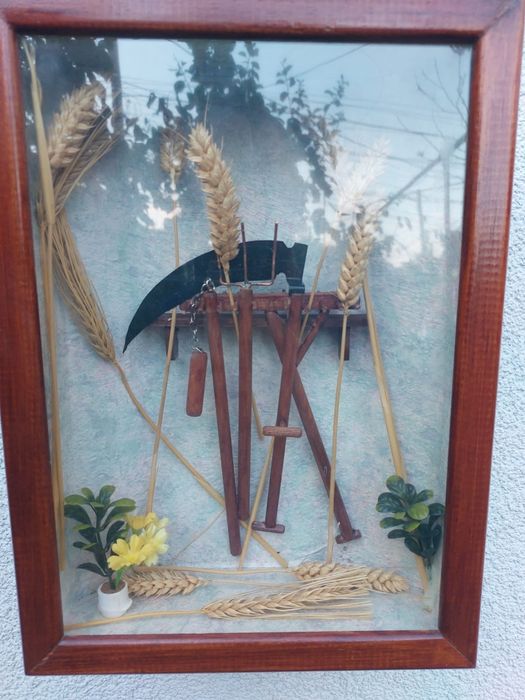 Accesoriu decorațiune lemn vintage colectie Franța 1950